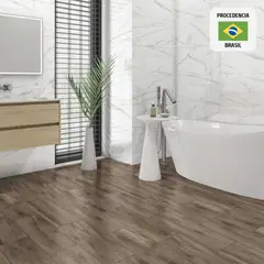HOLZTEK - Ceramica Marrón Maderado 20x60cm 1.7m2