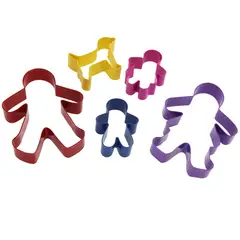 JUST HOME COLLECTION - Molde Familia Acero 5 Unidades