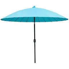 JUST HOME COLLECTION - Sombrilla para Terraza Shangai Celeste 2.7m - No incluye base