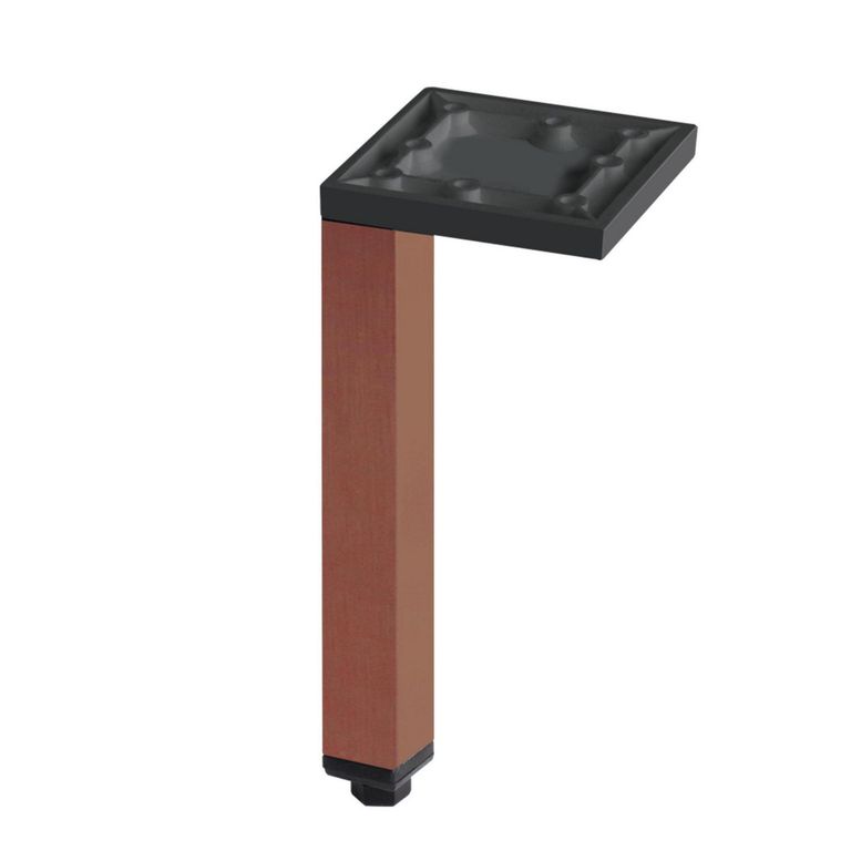 Patas para Muebles de Aluminio 1Q20 40 x300 mm