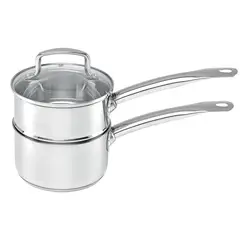 JUST HOME COLLECTION - Cacerola Inoxidable con Tapa 16cm