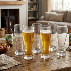 JUST HOME COLLECTION - Set x 6 Vasos Cerveceros 398 ml