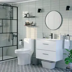 SENSI DACQUA - Mueble de Baño LVM Key Blanco 60x46x52cm