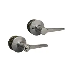 FIXSER - Cerradura de Manija Entrada Niquel Satinado