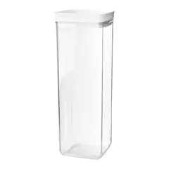 JUST HOME COLLECTION - Contenedor Hermético Cuadrado 1.8L de Plástico