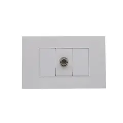 HALUX - Toma Coaxial TV Cygnus Blanco
