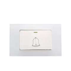HALUX - Pulsador Timbre Polaris Blanco