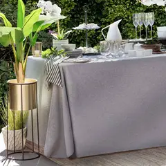 JUST HOME COLLECTION - Maceta con Base Metal Dorado 26x26x60cm