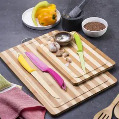 JUST HOME COLLECTION - Tabla para Cortar Bambú 32x24cm
