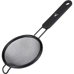 JUST HOME COLLECTION - Colador Plástico Con Mango 8cm Negro