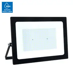 HALUX - Reflector 200W Luz Fría Negro