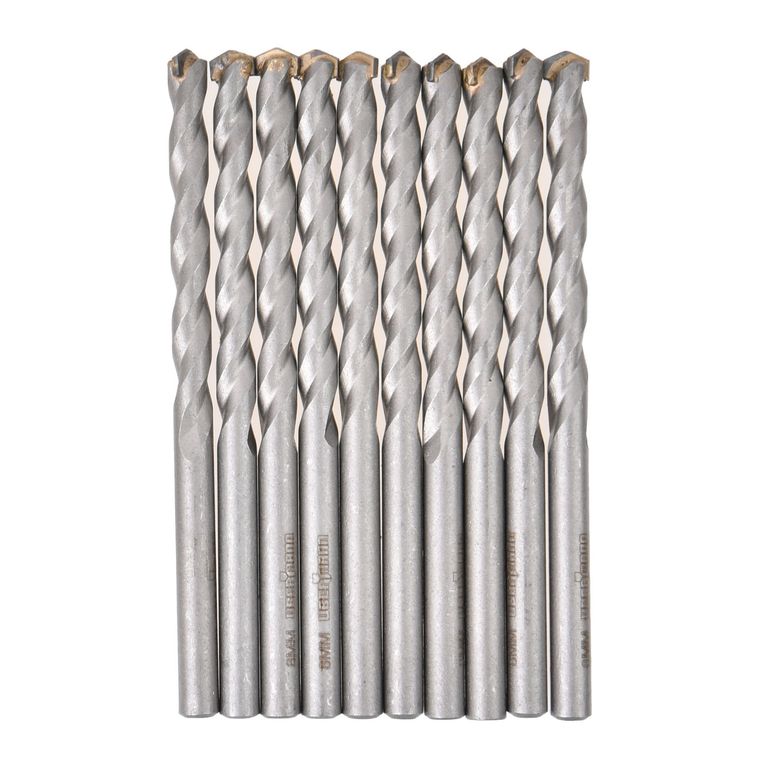 Pack 10 unidades de Brocas para Concreto 8mm