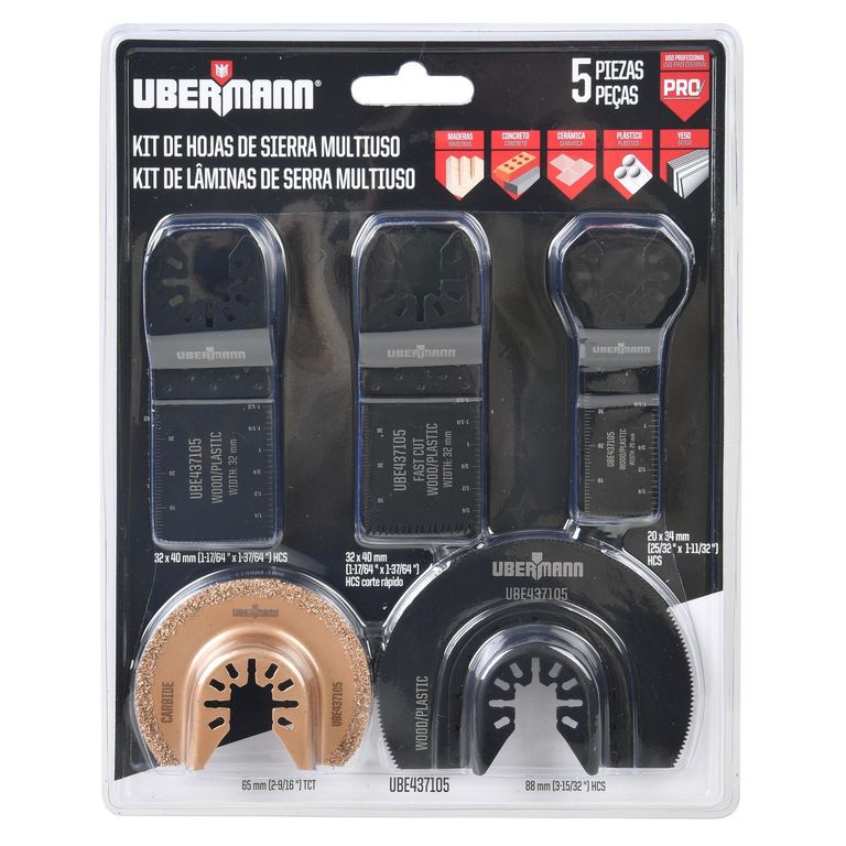 Set 5 unidades Multiherramienta