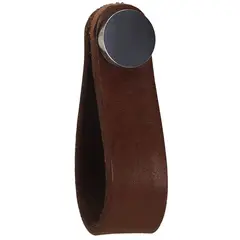 FIXSER - Jalador de Perilla Piel Beige Botón Oro GL24