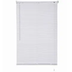 JUST HOME COLLECTION - Persiana Horizontal De PVC 140x165cm Blanco
