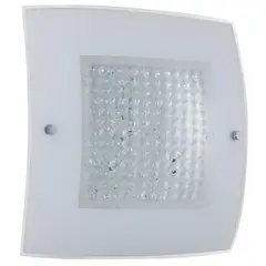 JUST HOME COLLECTION - Plafón LED Vidrio Cuadrado 18W