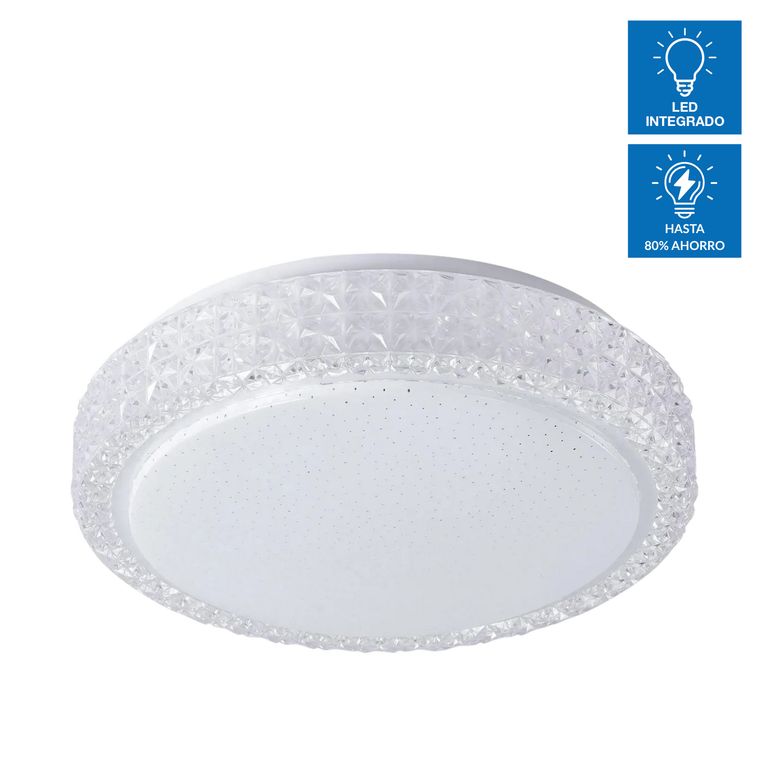 Plafón LED Integrado Circular Luz Neutra