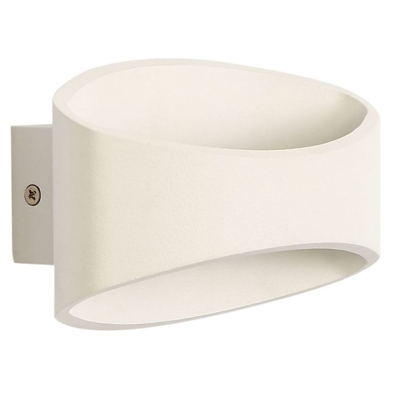 Braquete de Pared Exterior LED Mino Blanco