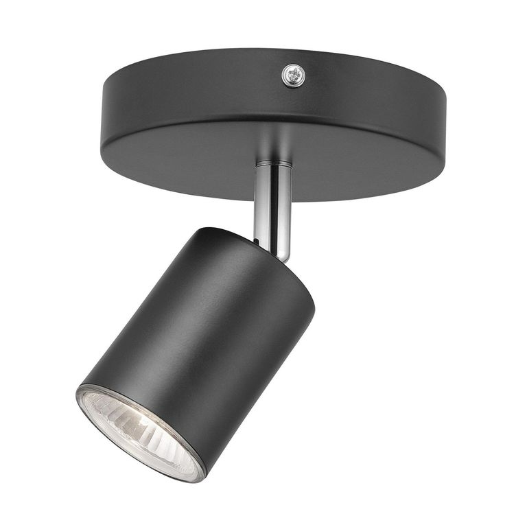 Aplique Timo 1L GU10 Negro