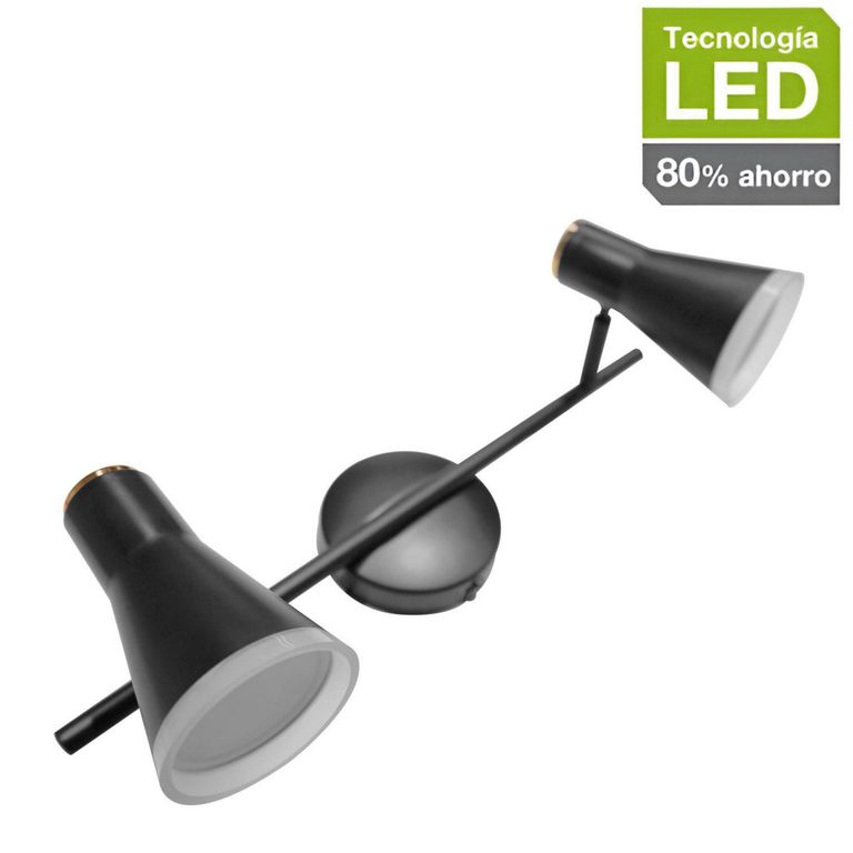 Barra LED Pips 2 Luces Negro