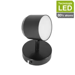 JUST HOME COLLECTION - Aplique LED Kivu 1 Luz Negro