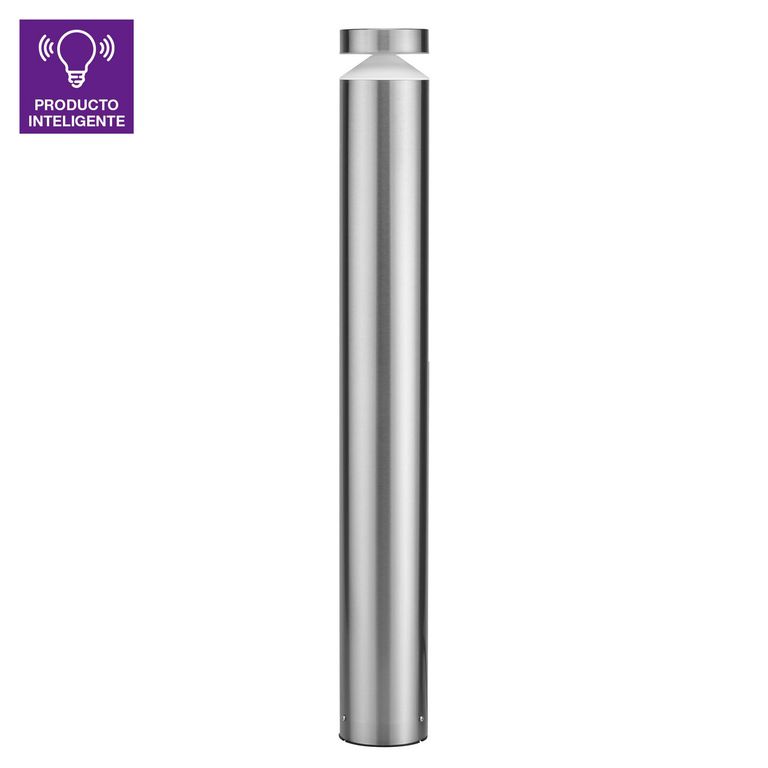 Farol de Pie LED Wi-Fi Plateado