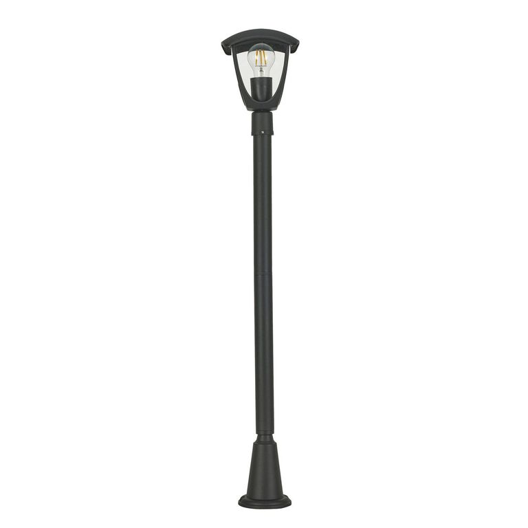 Farol Pie Bala 106cm 1L E27 Negro