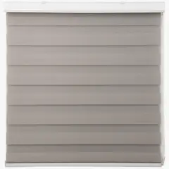 JUST HOME COLLECTION - Cortina Roller Día/Noche Gris Claro 135x250cm