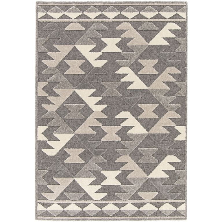 Alfombra Rectangular Gris Cocoon Native 120x170cm