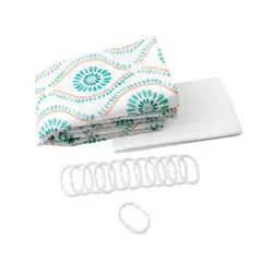 JUST HOME COLLECTION - Set De Cortina + Forro Rombo 178x180cm