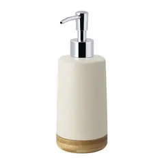 JUST HOME COLLECTION - Dispensador de Jabón Doble Bambu Beige