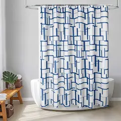 JUST HOME COLLECTION - Set Cortina + Forro Geo 178x180cm