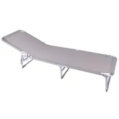 KLIMBER - Reposera De Aluminio Plegable Gris