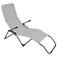 KLIMBER - Reposera Plegable Relax 2 en 1 Blanca