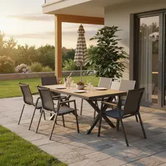 JUST HOME COLLECTION - Juego de Comedor Munich 6 Personas