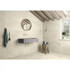 PAMESA - Porcelanato Marrón 60x60cm 1.44m2 Cementicio Mate Elite Arena