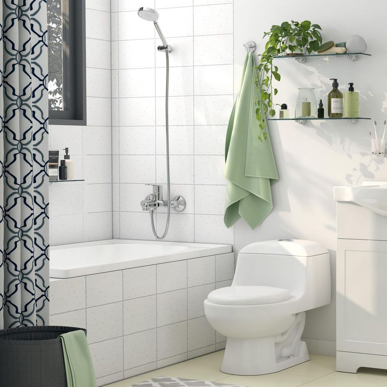 Cerámica Cuadros Blanco 25x40cm 1.5m2 para muro