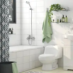 HOLZTEK - Cerámica Cuadros Blanco 25x40cm 1.5m2 para muro