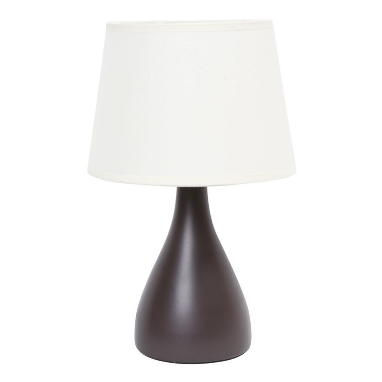 Lámpara de Mesa 1 Luz Laura Chocolate