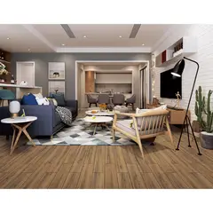 HOLZTEK - Gres Porcelanico Café Maderado 15X90cm 1.08m2 Air Brown