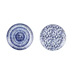 JUST HOME COLLECTION - Setx4 Platos 19.5cm Disenos 4Surt