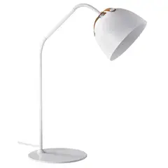 JUST HOME COLLECTION - Lámpara de Mesa Travola Blanco 1 Luz E27