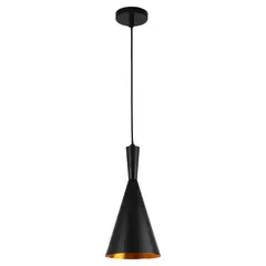 JUST HOME COLLECTION - Lámpara Colgante Tiru E27 Negro