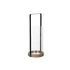 JUST HOME COLLECTION - Portavela Largo 35cm de Vidrio