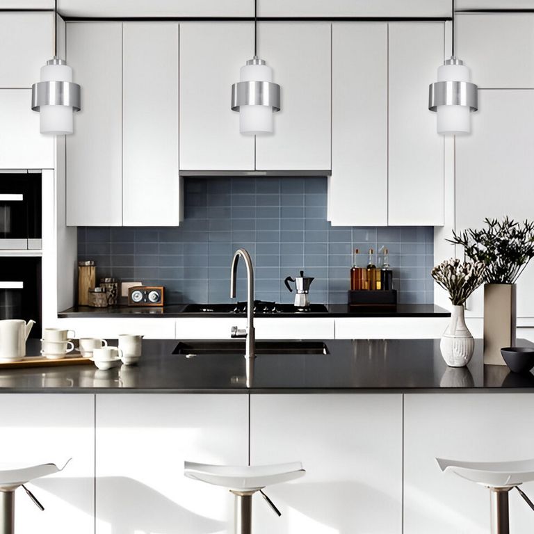 Lámpara Colgante de Techo 1 Luz Naples Satín