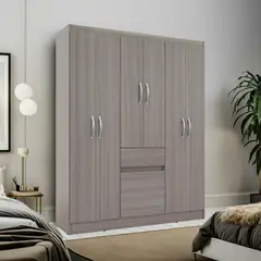 CASA BONITA - Ropero 6 Puertas 1 Cajones 1 Zapatera