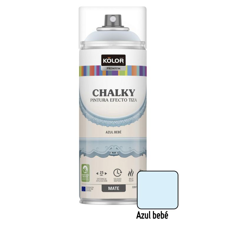 Chalky Spray Azul Bebé 400ml