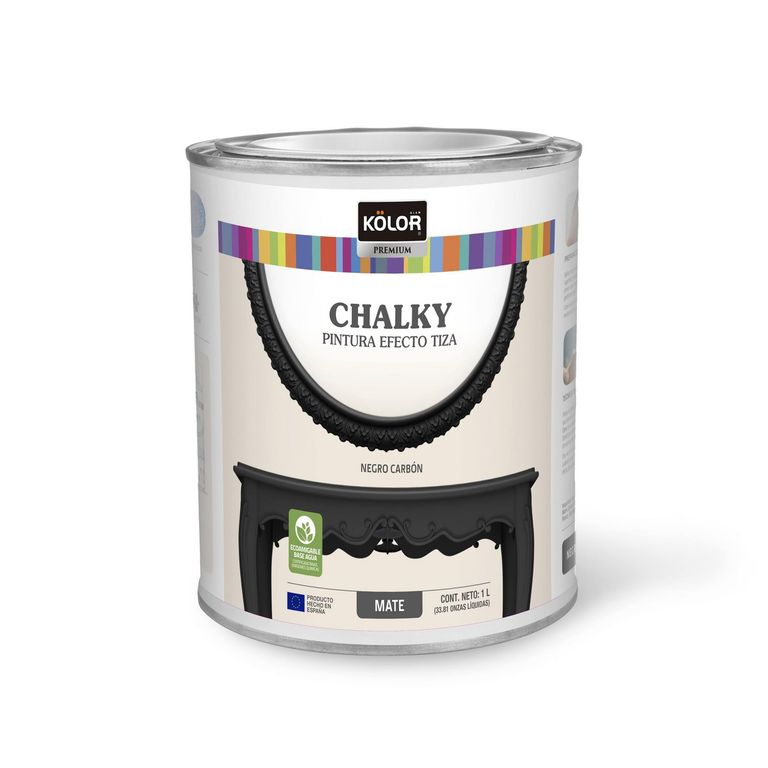 Chalky Brush Negro Carbón 1L