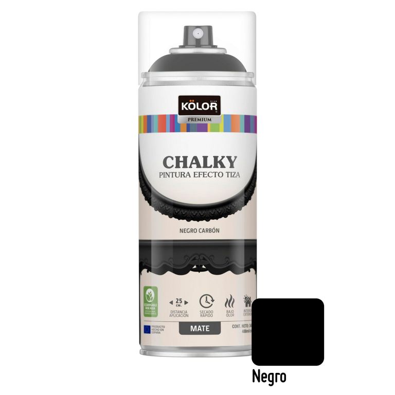 Chalky Spray Negro Carbón 400ml
