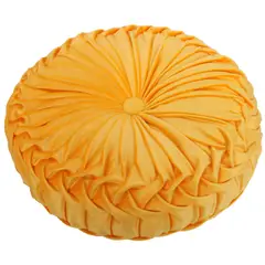 JUST HOME COLLECTION - Cojín Velvet Amarillo 45cm